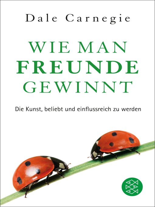 Title details for Wie man Freunde gewinnt by Dale Carnegie - Available